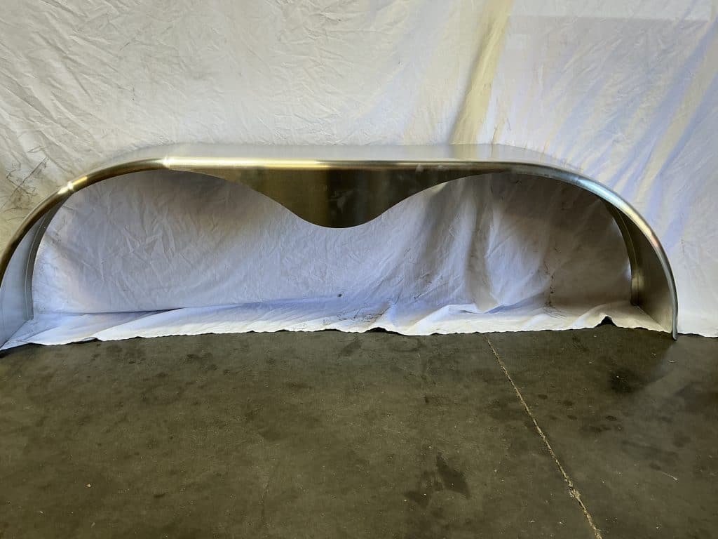 9″x72″ Aluminum Fender, smooth