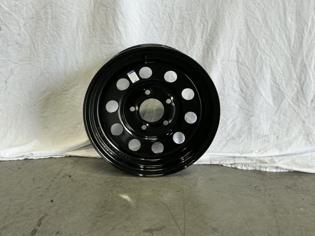 15″ 5×5.0″ Black Modular Wheel