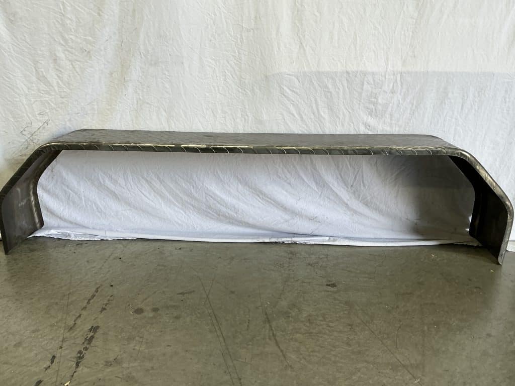 10″x72″x17″ Tandem Fender, 14ga steel diamond plate
